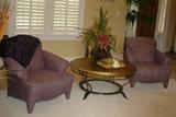 Purple chairs from Gabbert's
