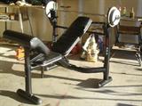 Weight bench & weights