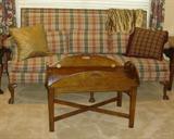 Drexel Heritage sofa, Drexel Heritage Chatham Oaks coffee table