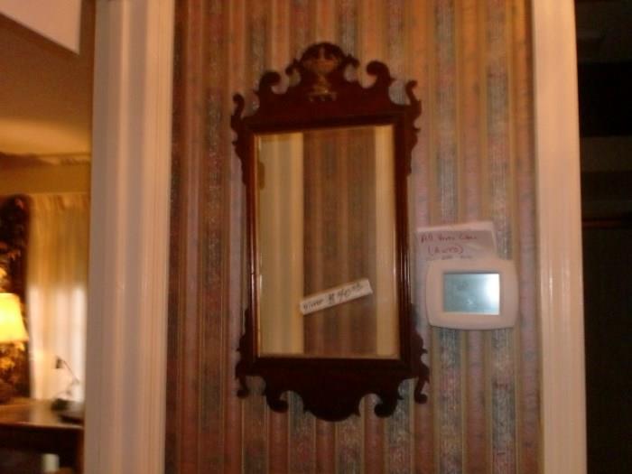 ONE CHIPPENDALE MIRROR
