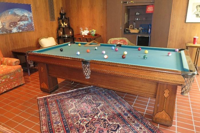Vintage Pool Table, Brunswick, Balke & Collender