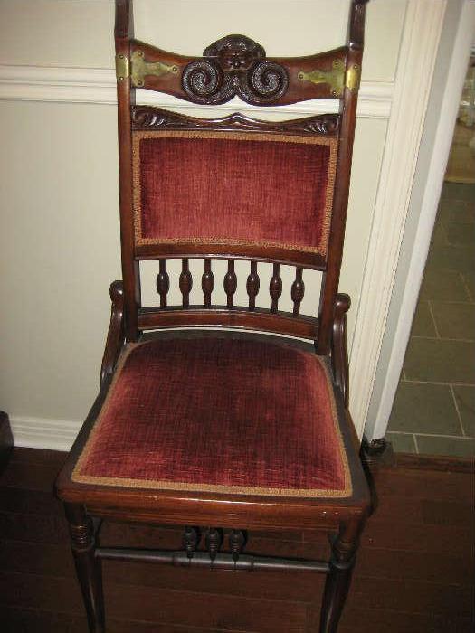 Late 1800's Dining Chair-Carved  Set of 6