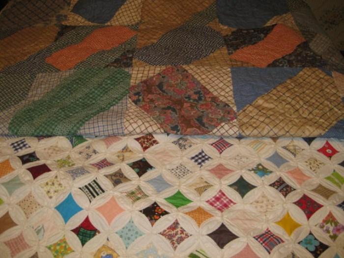 Two Quilts in the Colonial Heights Estate of Jim Haskins Collection