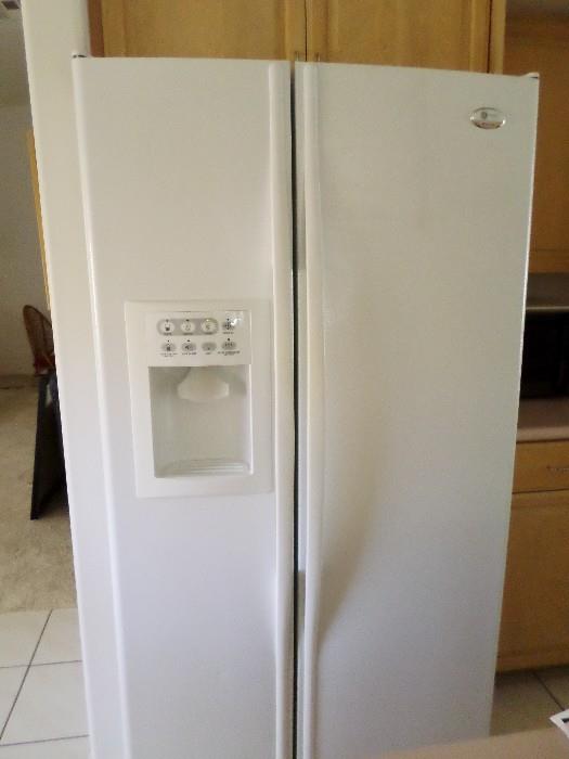 Profile Side by Side Refrigerator, includes extra water filter cartridge