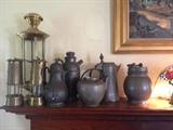 Antique Pewter, British Lanterns