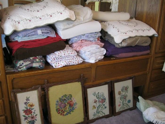 Quilts, blankets and king sheet sets