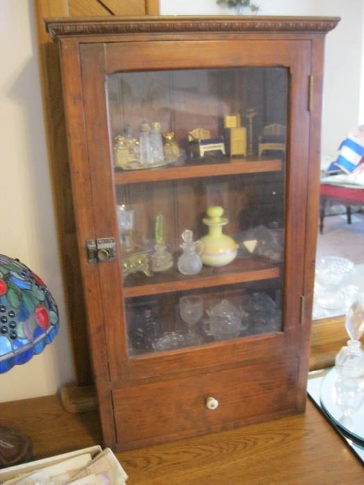 Small antique medicine chest