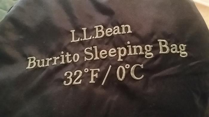 L. L. Bean Sleeping bag