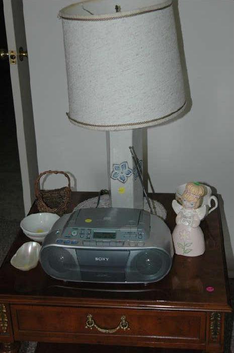 Sony Radio                                                                       Pottery Lamp