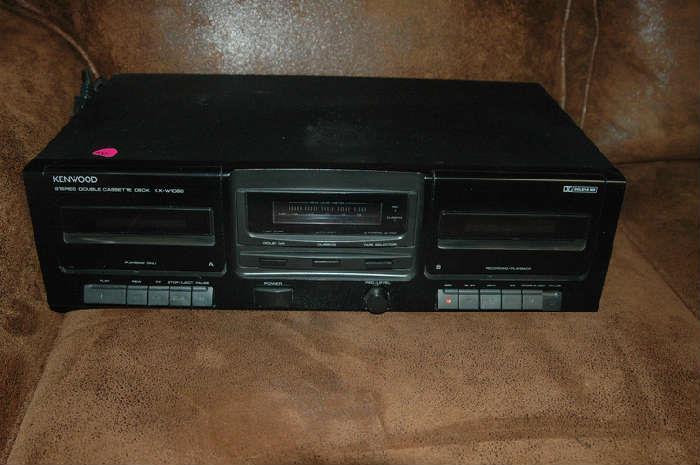 Kenwood dual cassette recorder/player