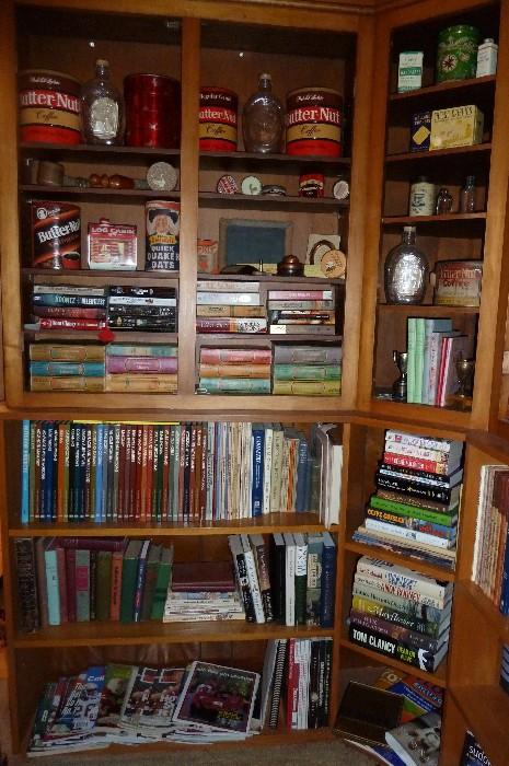 Collectible Tins, Book, Sports Magazines