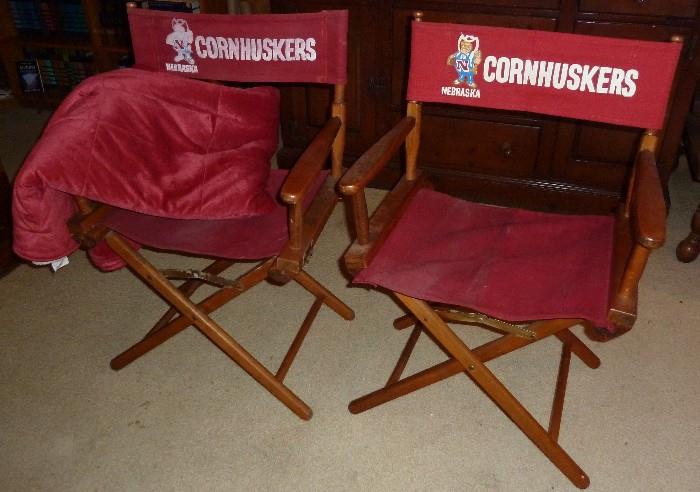 Cornhuskers Folding Game Chairs