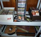Cassette Tapes, CD's, DVD's, VHS Tapes