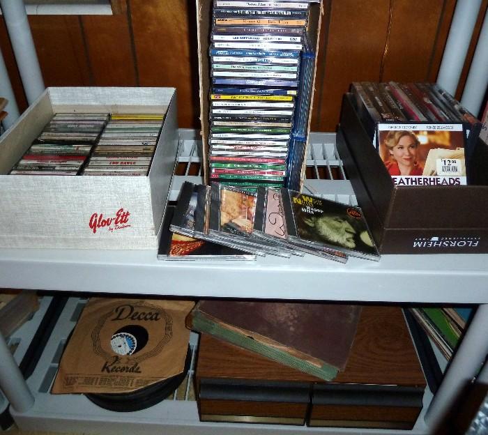 Cassette Tapes, CD's, DVD's, VHS  Tapes