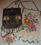Antique Hand Beaded Evening Purses