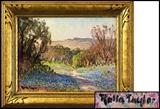 Rolla Taylor (1872-1970), Bluebonnet Landscape,
oil on board, 9 x 12 in. board size
Auction estimate: $2,000 - 2,500