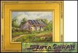 Santa Duran (1909-2002),
"One of Seguin's First Ranger Stations: Seguin, Texas",
1965, oil on board, 12 x 16 in. board size
Auction estimate: $1,000 - 1,500