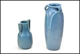 Two blue Rookwood Pottery vases, dated 1926 and 1930,
tallest is 8.5 in.
Auction estimate: $200 - 400