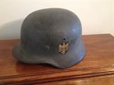 WWII GERMAN NAVY HELMET KREIGSMARINE (GOLD) M40 VERSION-AUTHENTIC