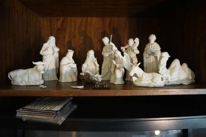 Porcelain Homco nativity scene