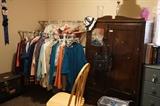 clothing, antique wardrobe 