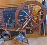 Antique Canadian Spinning Wheel