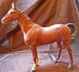 Vintage Cast iron and brass horses