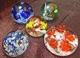 Murano and artglass paperweight collection
