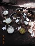 Pocket watches, wristwatches, costume jewelry too