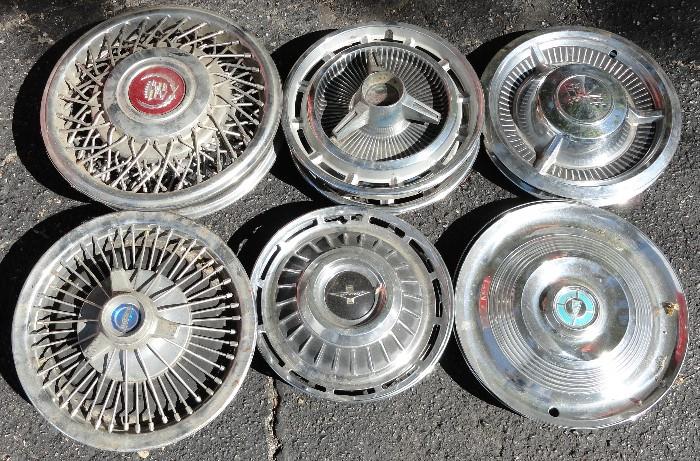 Hubcaps, 100s Available, Wheels, Tires, Muscle Car Parts, Auto Parts, Anco, Wiper Display, Advertisement, Automotive, Gas, Oil, Man Cave, Advetisement