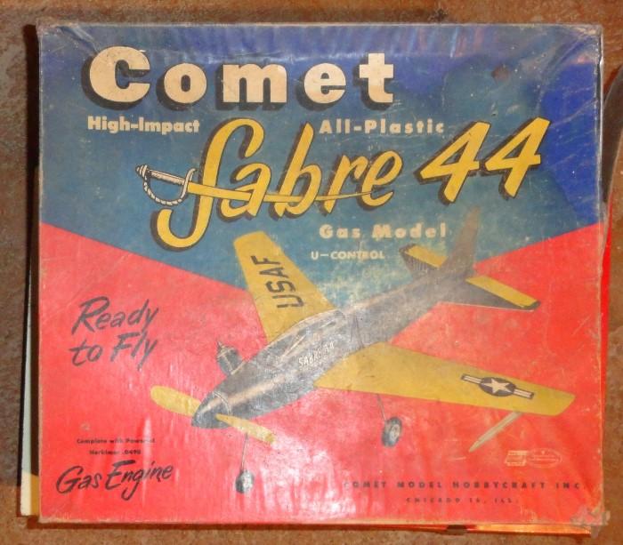 Cox, Comet, Gas Powered, Toys, Airplanes, Models, Sabre 44, Gas Model