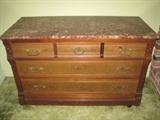 Victorian Marble Top Dresser