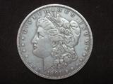 1891 Silver Dollar VF