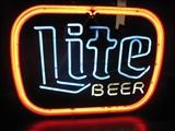 Vintage Miller Lite Neon Sign