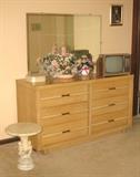 Dresser with mirror