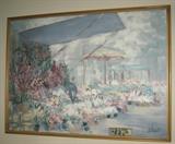 Bill is for size comparison, oil on canvas artwork, signed Lee Reynolds