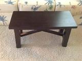 Black small accent table $ 60.00