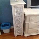 White 4 Drawer Accessories Unit $ 60.00