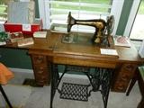 Antique Singer sewing machine