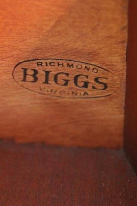 Biggs of Richmond, Virginia (became part of Kittinger furniture in the 1970s)