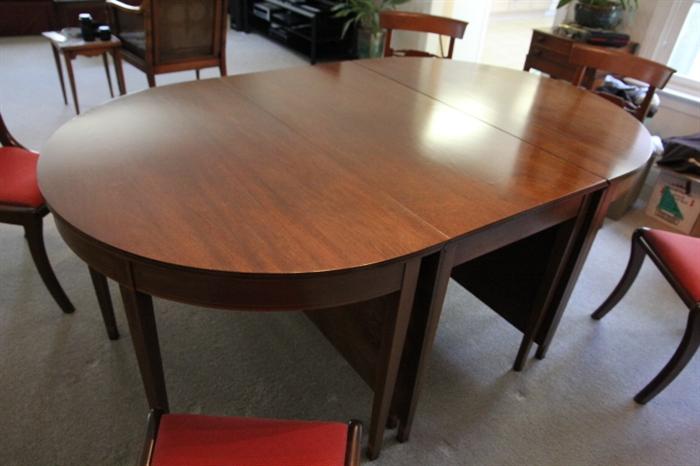 Biggs of Virginia dining table with chairs