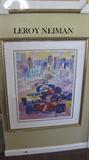 Signed Leroy Neiman lithograph.