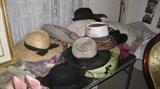 Vintage hats and hat boxes