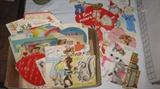 Many vintage valentines etc cards.