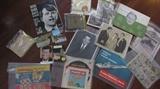 President Kennedy Post cards, Lionel Barrymore sketch pack, Nixon print etc.