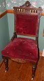 Victorian walnut chair