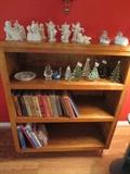 book case $45.00 and snow Babies