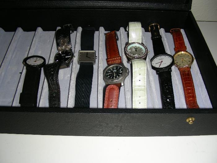 More watches than pictured here.