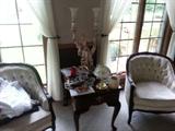 CARVED FRENCH STYLE CHAIRS