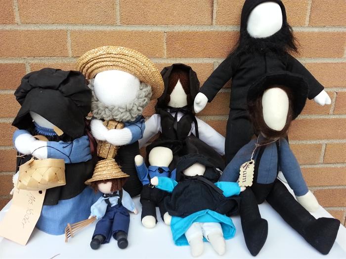 handcrafted omish dolls